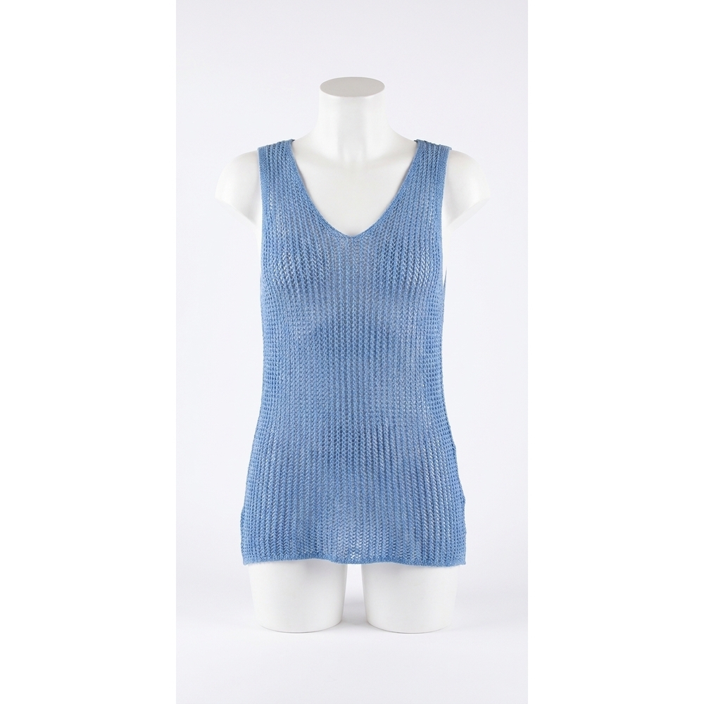 NEW GIGI MODA marina knit tank top in navy